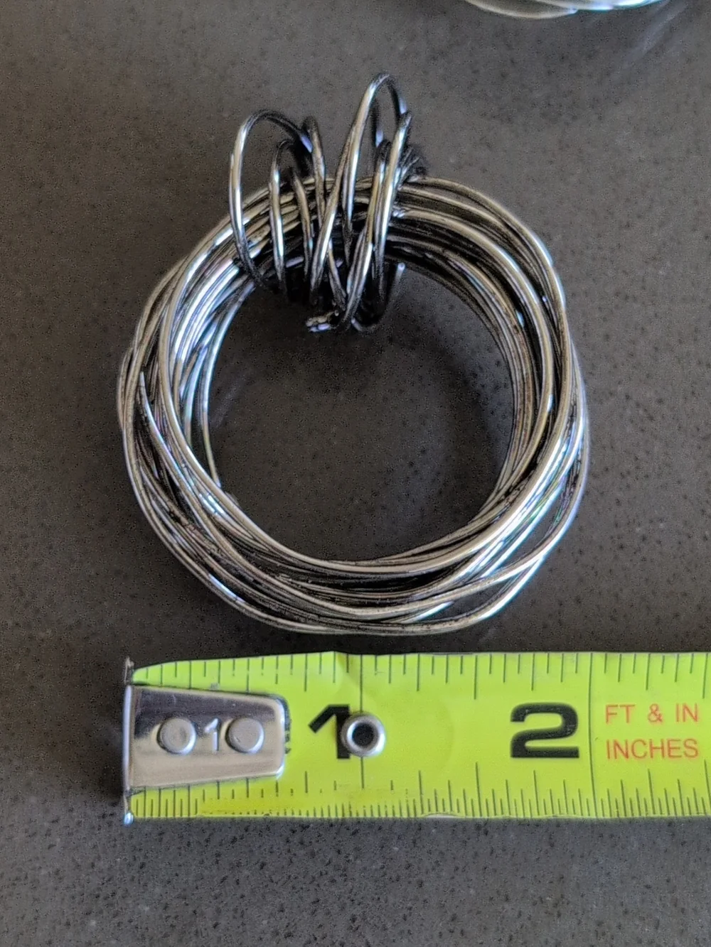 Set Of 8 Handwoven Wire Napkin Rings